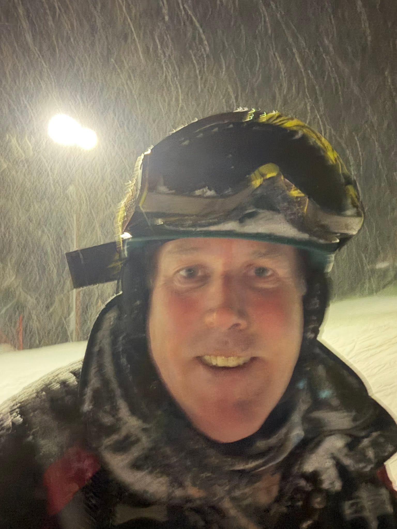 James Aspell skiing
